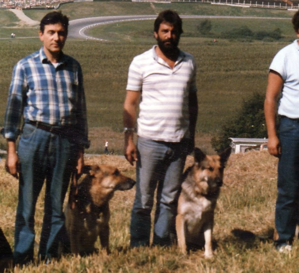 Historische Aufnahme vom Österreichring 1984, Absicherung des Geländes